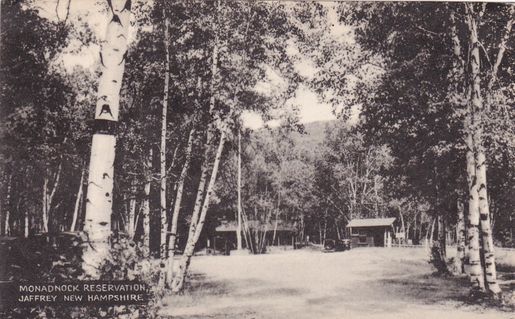 A view of the MonadnockWarden's Cabin (now known as the Park Office) in the 1930s.
