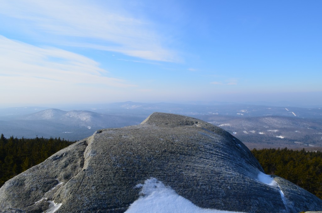 Pulpit Rock on the southern slopes of Mt. Monadnock. 02.15.13. Photo by Patrick Hummel.