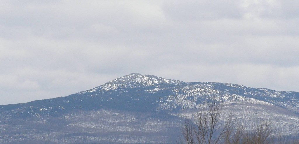 Mount Monadnock on Wednesday, March 13th following Tuesday's rain.