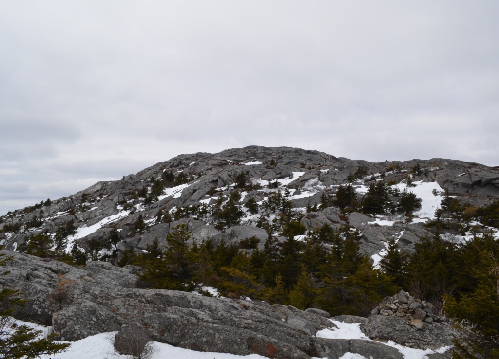 A closer view of Monadnock's summit. 03.14.13. Photo by Patrick Hummel.