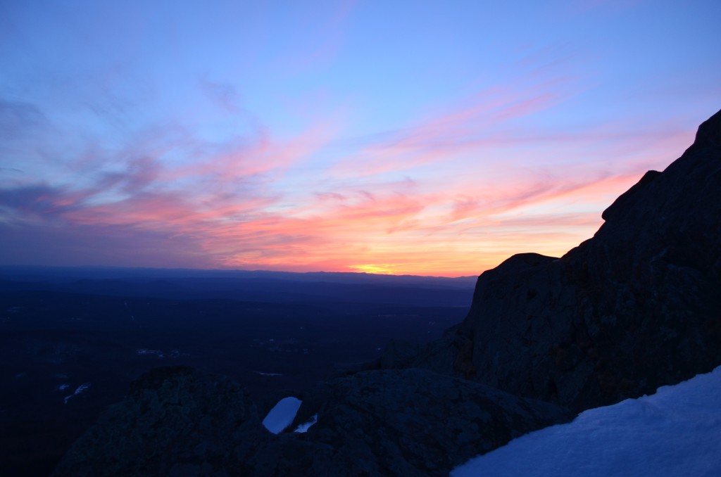 Good night Mount Monadnock. Another sunset photo from 04.04.13. Photo by Patrick Hummel.