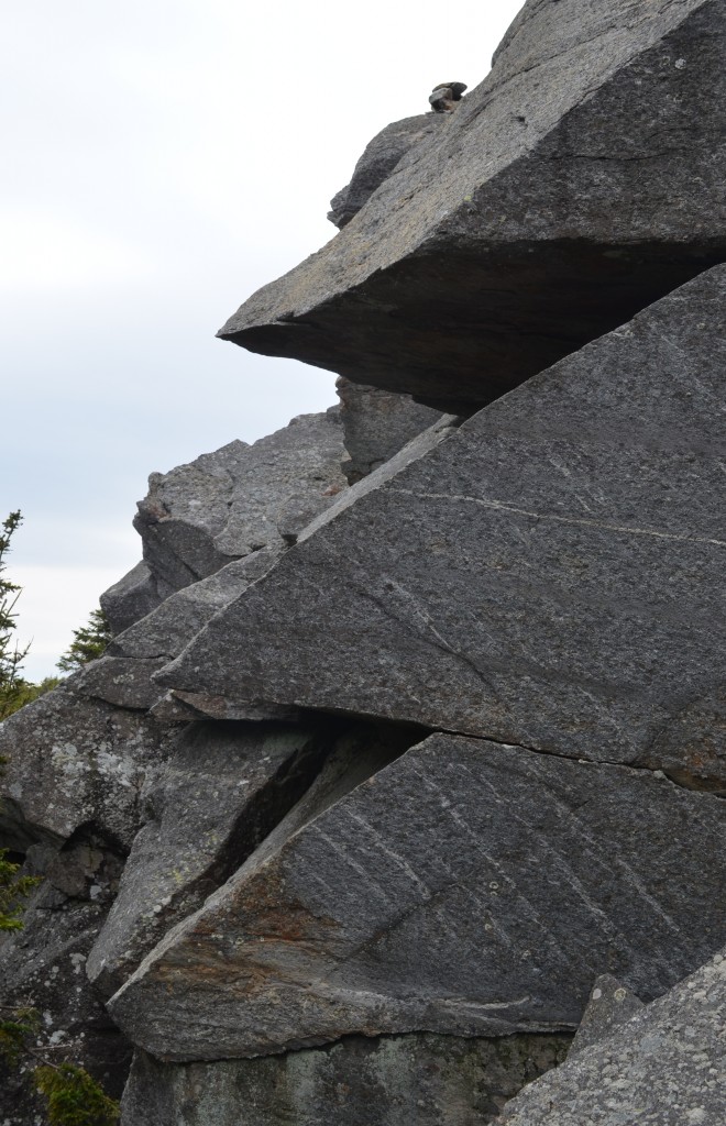 A cool rock formation found off of Mt. Monadnock's North Ridge. 05.15.13. Photo by Patrick Hummel.