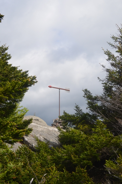 The Monte Rosa weathervane on Monadnock's southwest corner. Photo by Patrick Hummel.