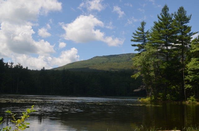 Mount Monadnock and the North Ridge rise over Gilson Pond. 07.05.13. Photo by Patrick Hummel.