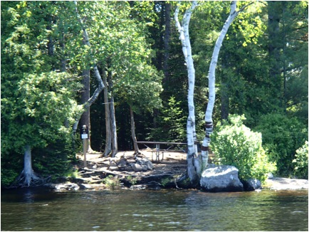 Remote Campsite on the Lake