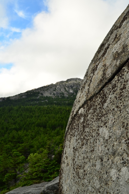 Monadnock's "physical charm" as seen around rock ledge on the south side of the mountain. Photo by Patrick Hummel.