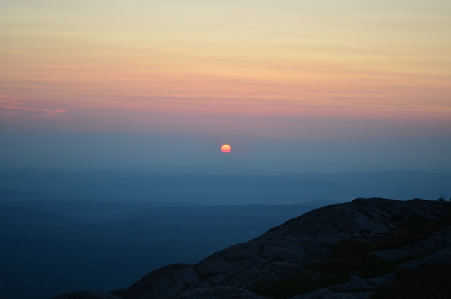 The sun sets on another magnificent Monadnock day. 08.21.13. Photo by Patrick Hummel
