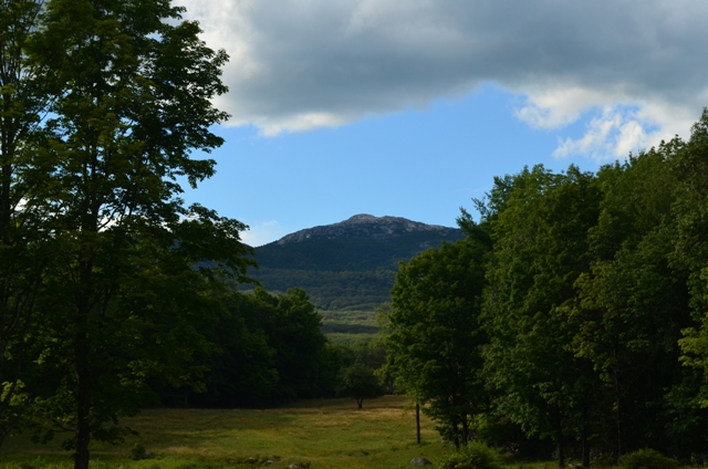 You can leave Monadnock, but Monadnock does not leave you. The mountain as viewed from the Royce pasture. Photo by Patrick Hummel.