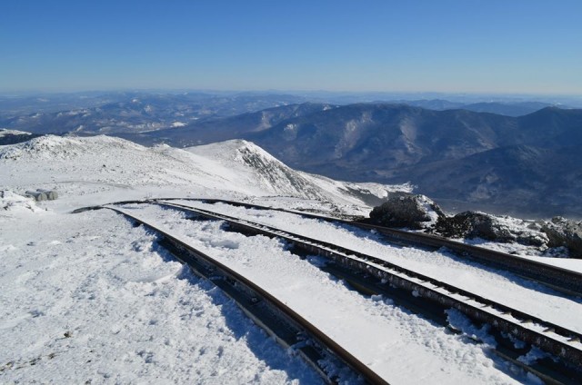 The tracks of the Cog Railway. 03.14.14. Photo by Patrick Hummel.