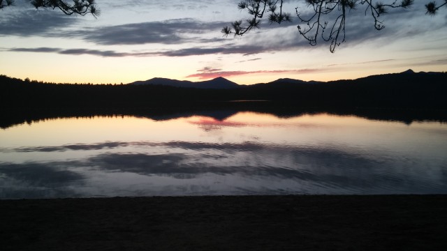 Sunset over Mount Chocorua, White Lake State Park