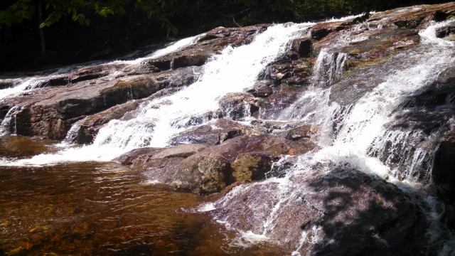 Some of the falls along the Cascade Brook trail.