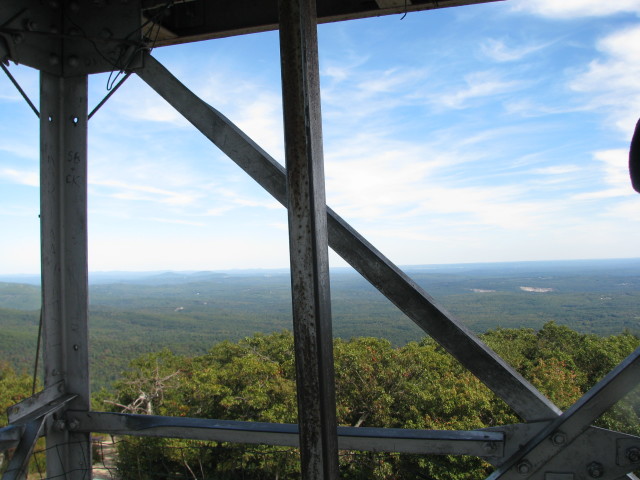 Looking Out From The Fire Tower. Photo By Colleen Ann.