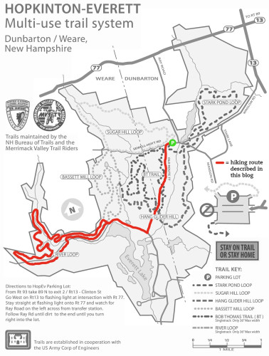 Hiking the River Loop at Hopkinton-Everett Reservoir - NH State Parks