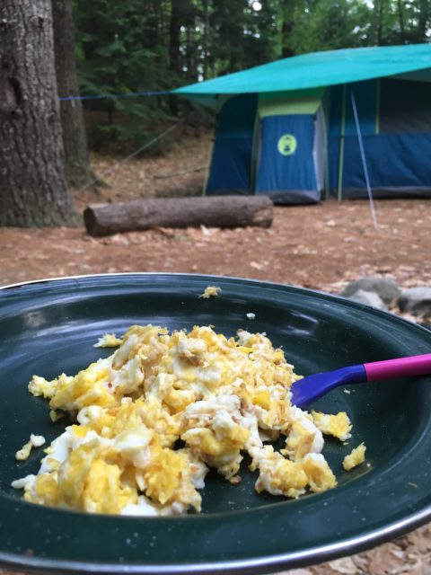 My camp stove can make some mighty fine eggs!