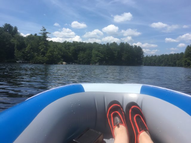 A nice relaxing day on the water.