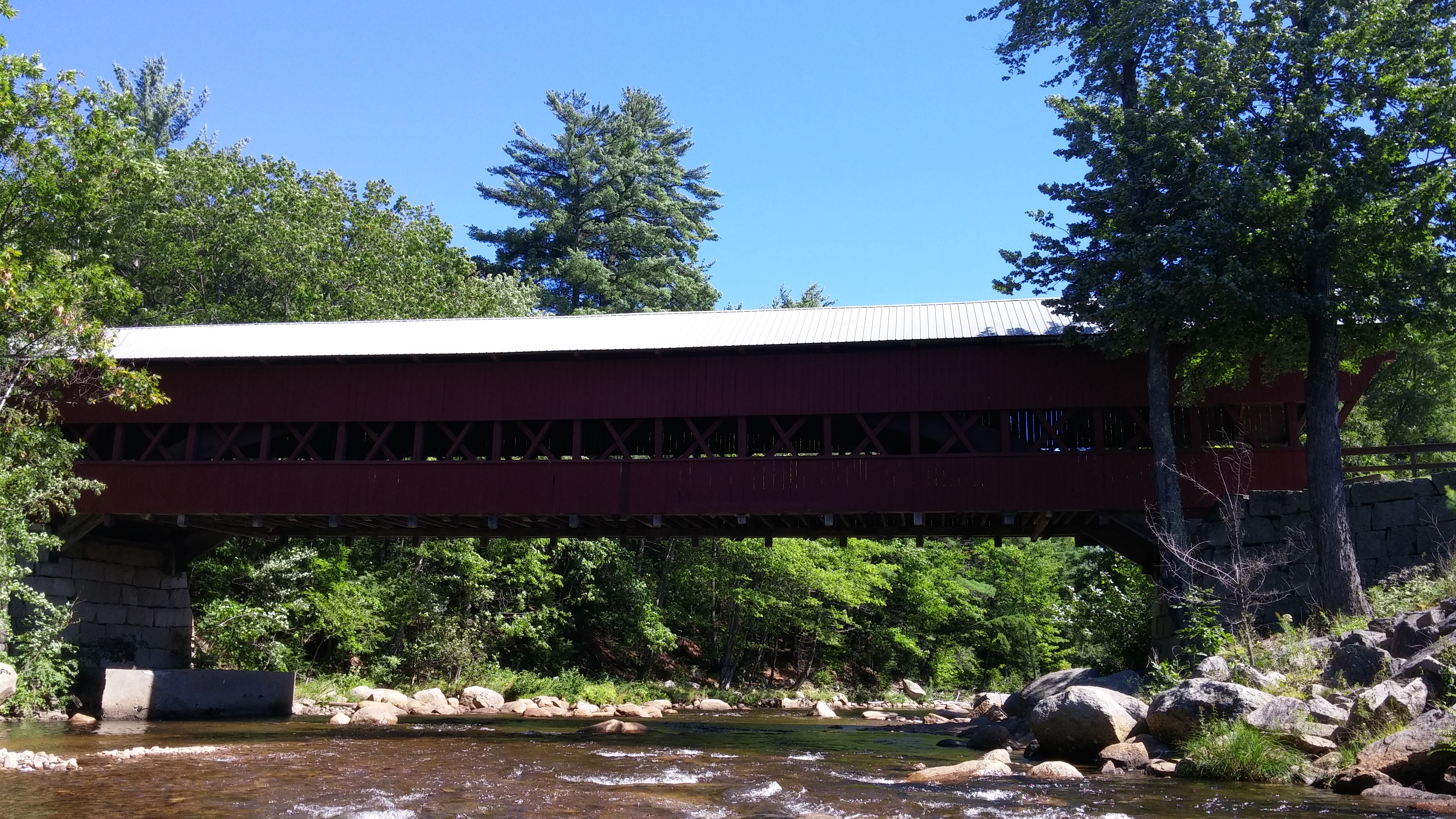 Covered bridge over Swift River in Conway