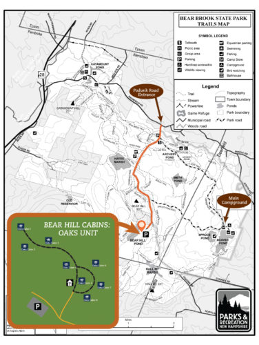 Camping in the Bear Hill Cabins - NH State Parks