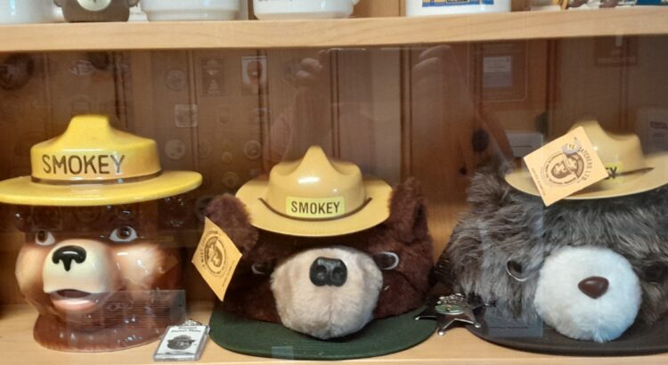 Smokey Bear collection at Bear Brook State Park